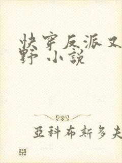 快穿反派又甜又野 小说