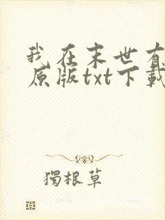 我在末世有套房原版txt下载