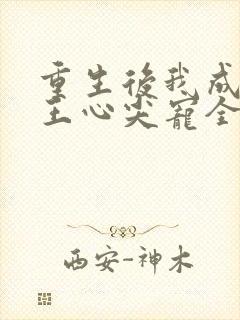 重生后我成了傻王心尖宠全文阅读