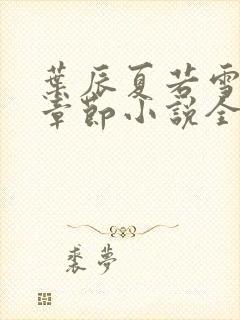 叶辰夏若雪最新章节小说全文免费阅读