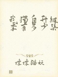 我独自升级第二季有多少集