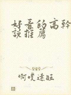 好看的高干文小说推荐