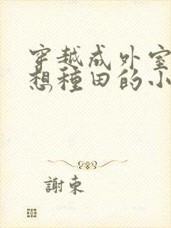 穿越成外室我只想种田的小说