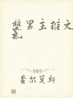 双男主推文一口气