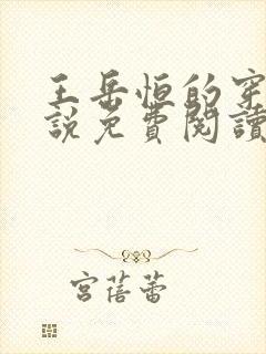 王岳恒的穿越小说免费阅读