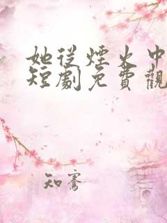 她从烟火中走来短剧免费观看全集