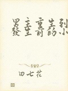 男主重生到末世发生前的小说