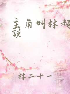 主角叫林超的小说
