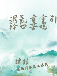 湿气重会引起口干口苦吗