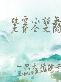 破云小说无删减免费全文阅读