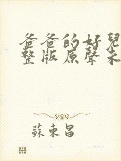 爸爸的好儿子完整版原声未删减