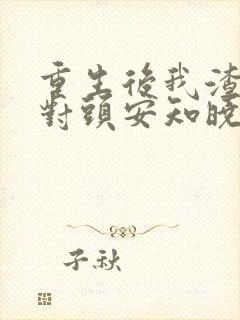 重生后我渣了死对头安知晓