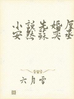 小说先婚厚爱顾安然苏奕丞免费全文阅读