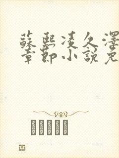 苏熙凌久泽最新章节小说免费阅读