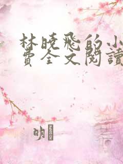 林晓飞的小说免费全文阅读