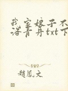 我家娘子不对劲洛青舟txt下载