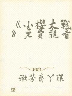 《小樱大战鸣人》免费观看全集