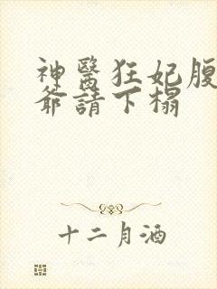 神医狂妃腹黑王爷请下榻