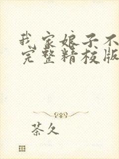 我家娘子不对劲完整精校版txt