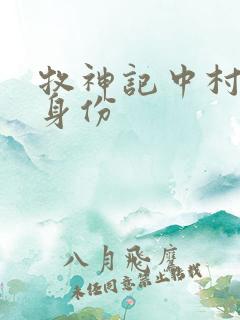 牧神记中村长的身份