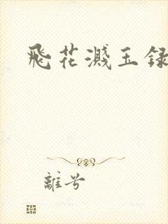 飞花溅玉录