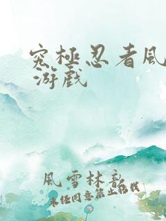 究极忍者风暴4 游戏