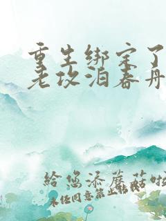 重生绑定了反派老攻泊春舟