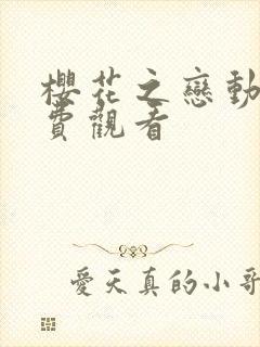 樱花之恋动漫免费观看