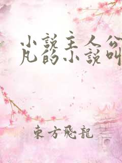 小说主人公叫叶凡的小说叫什么名字