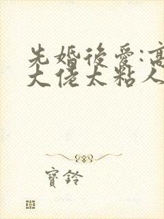 先婚后爱:高冷大佬太粘人电子书