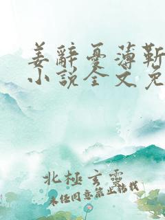 姜辞忧薄靳修的小说全文免费阅读笔趣阁