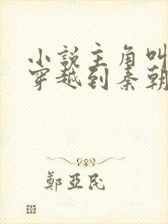 小说主角叫赵浪穿越到秦朝