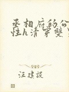 丞相府的公子双性h清穿双男主