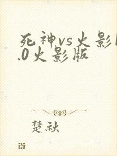 死神vs火影1.0火影版