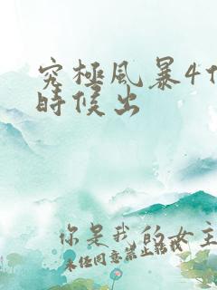 究极风暴4什么时候出