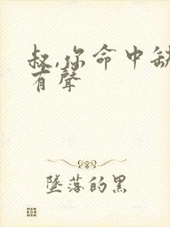 叔,你命中缺我有声