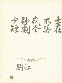 少帅我不要你了短剧全集在线观看