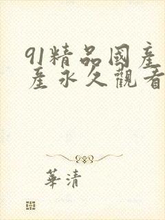 91精品国产自产永久观看在线
