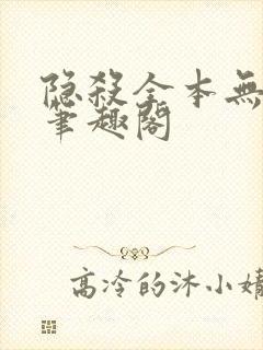 隐杀全本无删减笔趣阁