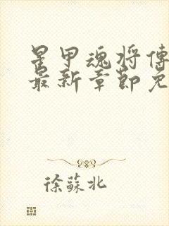 星甲魂将传漫画最新章节免费观看