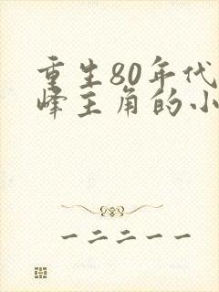 重生80年代陆峰主角的小说