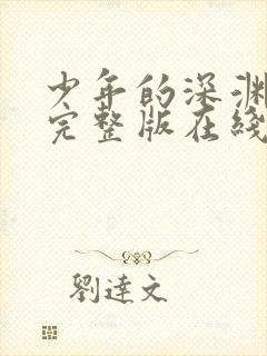 少年的深渊免费完整版在线观看