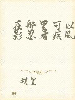 在哪里可以看火影忍者疾风传全集