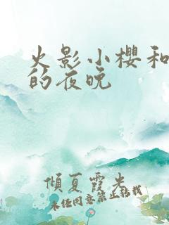 火影小樱和鸣人的夜晚