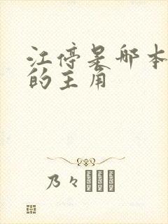 江停是哪本小说的主角