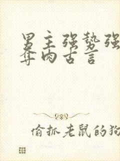 男主强势强取豪夺肉古言