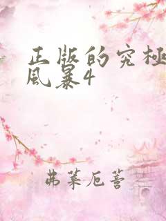 正版的究极忍者风暴4