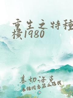 重生之特种兵纵横1980