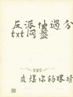 反派他过分美丽txt网盘