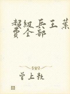 超级兵王叶谦免费全部